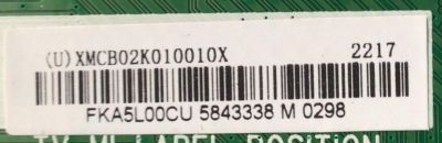 MAIN FUENTE COMBO PARA TV VIZIO ORIGINAL FULL HD / NUMERO DE PARTE XMCB02K010 / 715GC508-C0F-000-004D / FKA5L00CU / 5843338 / 715GC508-C01-000-004D / PANEL TPT320WF-HVN05.U / DISPLAY T320HVN05.D / MODELO D32FM-K01 / D32FM-K01 LTPWN5NY - Imagen 2